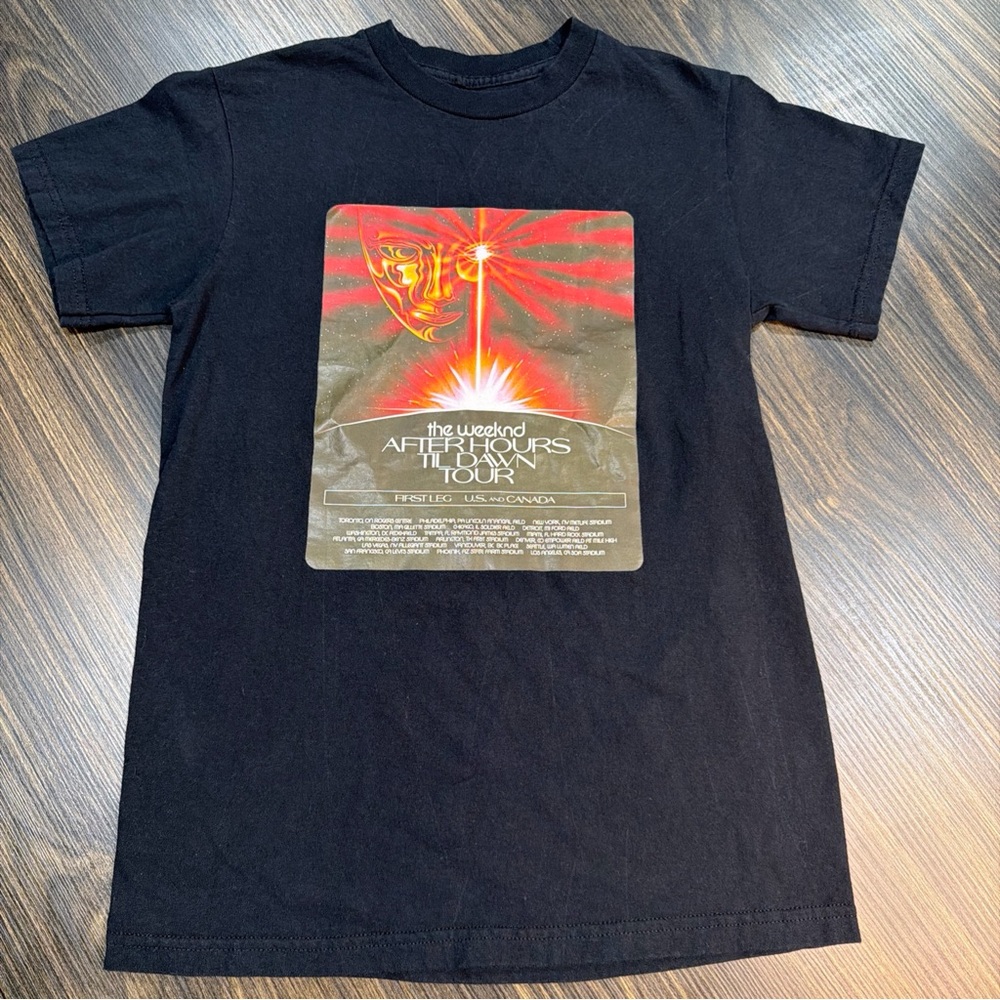 The Weekend After Hours till Dawn Tour T Shirt Sz Small Official Concert Merch